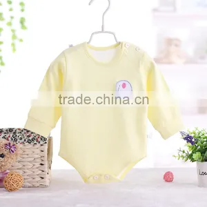 High Quality Long Sleeve Infant and Toddler Baby Clothes Bodysuit thumbnail-4