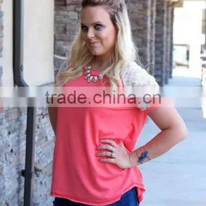 New Design Summer Female Lace Shirt V-neck Sleeveless Chiffon T-shirt thumbnail-2