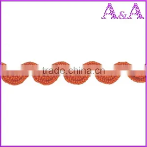 Low Price 100% Polyester Yellow Ric Rac Ribbon/Zig Zag Ribbon thumbnail-5