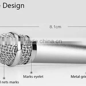 Factory Oem Good Quality Mobile Phone Microphone , Wired Mobile Phone Microphone for Mobile Phone Sing Song thumbnail-4