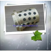 Self Lubricating Brass Graphite Bushes,Brass Graphite Bushings, Self-lubricating Brass/bronze Bush With Graphite,Solid Lubricants-embedded Brass Graphite Bearing Bush, Graphite Bronze Bushing thumbnail-1