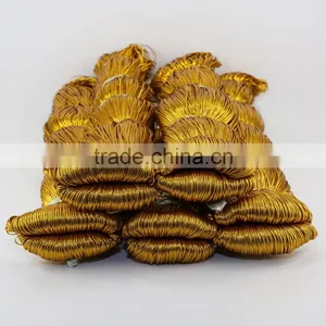 Metallic Yard Polyester Metallic Yarn Ribbon Material Wholesale Ribbon Bow thumbnail-1