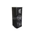 Plywood Cabinet Disco Sound Equipment 3 Way 2 Crossover 1.75