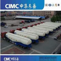 3 Axles 50 Ton Bulk Cement Tanker Semi Trailer thumbnail-1