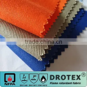AS/NZS4399 100%Cotton 190GSM High Visible Yellow UV Resistant Fabric thumbnail-2