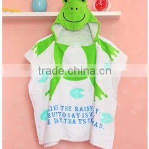 100% Cotton Kids Hooded Poncho Towels thumbnail-6