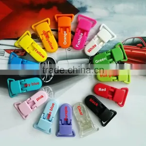 20/25mm Plastic Dummy Pacifier Clip Plastic Pacifier/Soother/Binky/Paci/Bib/Suspender/Toy Holder Clip thumbnail-1