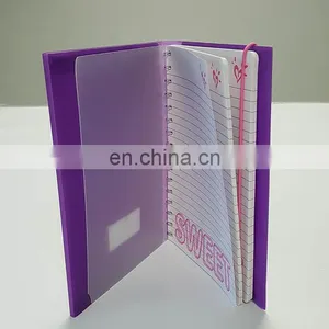 17*22*2cm Custom Made Printed Led Flashing Notebook Cheap Diary With Push Button thumbnail-3