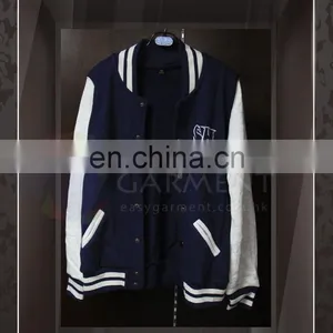 Custom High Quality Heat Transfer Unisex Zip up Baseball Jacket thumbnail-1
