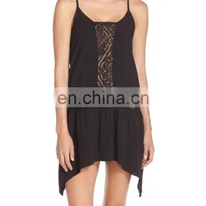 C24 Lace Inset Cover-Up Beach Dress Clothes thumbnail-1