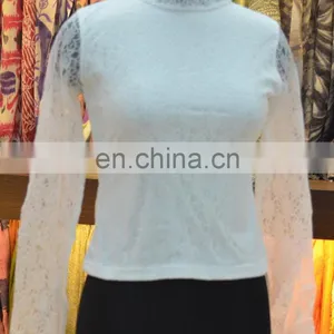 100% COTTON SEXY BLOUSES FOR GIRLS 2017 thumbnail-4