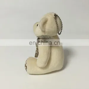 Promotional Cheap Plush Stuffed Soft Teddy Bear Toy Keychain thumbnail-3