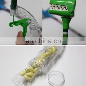 Wholesale Funny Game Plastic Dinosaur Grabber Toy With Candy Filled thumbnail-4