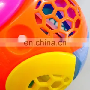 Magic Puzzle Assembled 12CM Flashing Light Glow Music Jumping Ball Promotion Toys EN71 thumbnail-4