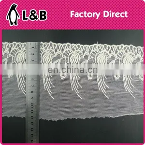 Wholesale New Design Embroidery Cotton Chemical Tulle Lace thumbnail-2