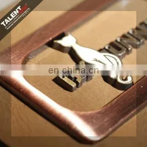 Custom Metal Logo New Denim Leather Label Patch For Product thumbnail-4