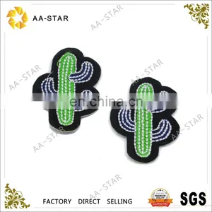 Double Cactus Custom Embroidery Appliques for Garment thumbnail-1