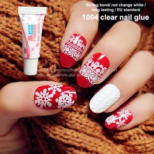 1g Clear Nail Glue Liquid Cyanoacrylate Nail Art for Fake Nail thumbnail-1