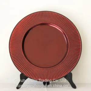 Plastic Charger Plate,christmas Decoration Plate Charger Plate Made in China YF-60056 thumbnail-3