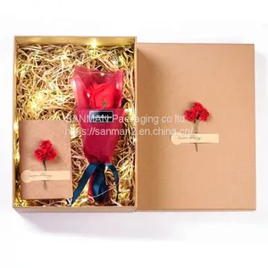 Custom Paper Drawer Pink Gift Box thumbnail-4