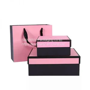 Custom Paper Drawer Pink Gift Box thumbnail-1
