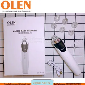 OLEN 2020 Beauty Device Portable Facial BlackHead Spot Acne Remover Machine Cleanser Comedo Cleaner for Black Head Removal Vacuum Device thumbnail-1
