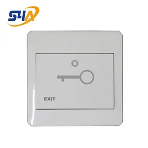 Exit Push Button Switch For Electric Magnetic Lock Door Access Control With Back Box thumbnail-2