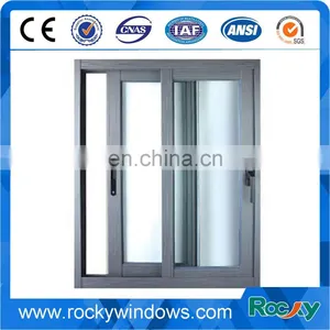 Free Sample New Design Aluminium Frame Sliding Glass Window thumbnail-5