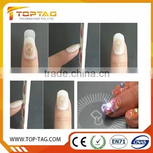 Latest Led Flash Nail Art Sticker / Beauty NFC Nail Tag for Apple Phones thumbnail-2