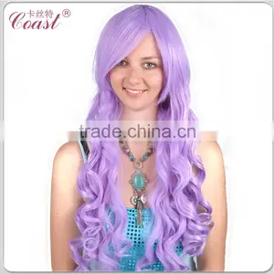 Cheap Beauty Japanese Hot Orange Curly Synthetic Cosplay Wig thumbnail-6