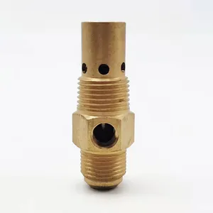 Brass Check Valve for Air Compressor - External Thread Safety Valve thumbnail-1