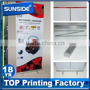 Hot Sales Retractable Wide Base Roll up /custom Size Roll up Banner Stand-Q122 thumbnail-3