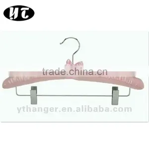 AL-297 Pink Clip Satin Padded Hanger thumbnail-1