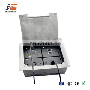 JS-DC400 Beijing Multiple Flip up Mounted Power Floor Electrical Socket Outlet Box thumbnail-2