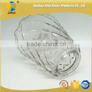950ml Glass Food Jar With Rhombus Pattern thumbnail-6