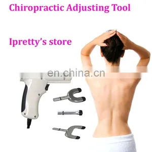 White Electric Chiropractic Adjusting Tool Therapy Spine Activator Correction Massager thumbnail-2