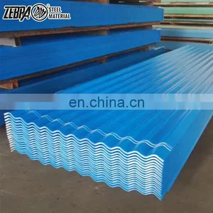 Color Blue RAL 5015 Corrugated Metal Roof Tile Sheet Price thumbnail-4