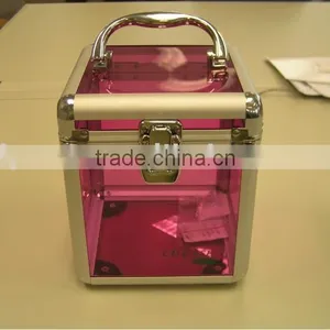 2015 New Design Japan Style Clear Acrylic Case With Locks Size :200*200*120mm thumbnail-1
