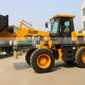 Factory Direct Joystick Strong Bull Wheel Loader 2 Ton Weight Construction Front End Loader for Sale thumbnail-5