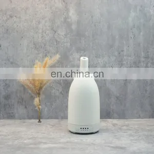 Ceramic Aromatherapy Essential Oil Diffuser Ultrasonic Portable Cool Mist Aroma With 7 Led Lights And Waterless Auto Shut-off thumbnail-3