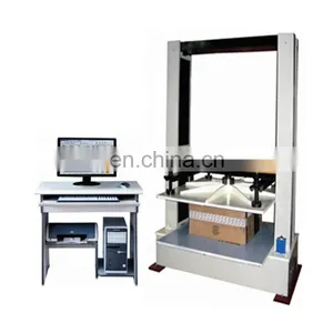 10kn 50kn 100kn Computer Control Paper Box Compression Strength Test Equipment thumbnail-1