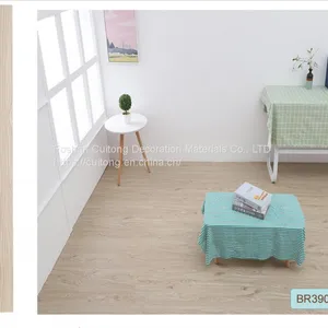 Wood Grain Vinyl Floor SPC Floor Plastic Back Dry Plastic Flooring Stone Plastic Sheet Flooring Foshan Nanhai Wholesale thumbnail-5
