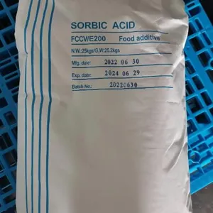 Food Preservative Potassium Sorbate E202 Food Grade Powder 25kg Box Factory Supply thumbnail-2