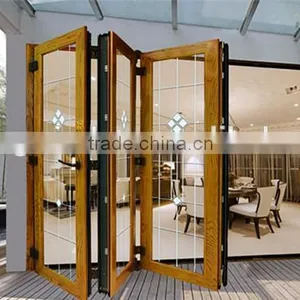 Balcony Folding Mosquito Screen Door for Restaurant thumbnail-1
