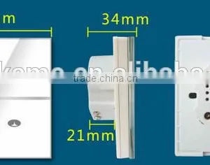 New Products Glass Touch Panel Wifi Switch for Hotel thumbnail-3