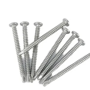 Galvanized Stainless Steel Pan Head Phillips Self Tapping Screw for Metal thumbnail-2