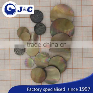 Brown Lip Shell Blanks, Mop Blanks, BR, Blank, Button, Sea Shell Blank, PTERIA PENGUIN, Penguin Shell thumbnail-2
