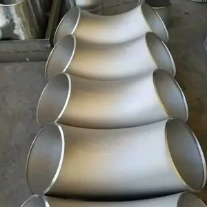 Sch5 to Sch160 Stainless Steel Pipe Fitting SS304 316 Butt-Welded/Welding 90 Degree Elbows thumbnail-1