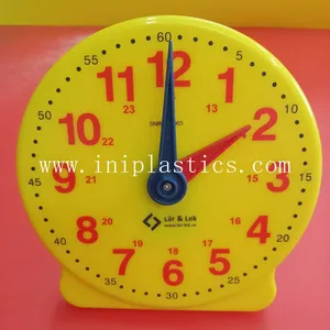 we Produce 5 Inches Plastic Clocks ABS Plastic Diameter 5 Inches Two Pins Geared Movement Support Backside Custom Logo Printed Available thumbnail-2