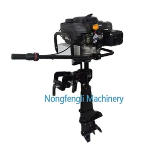 Zongshen 4-Stroke 9HP Outboard Marine Gasoline Engine With New Electric Start, Reverse Gear, and Air Cooling System. thumbnail-3